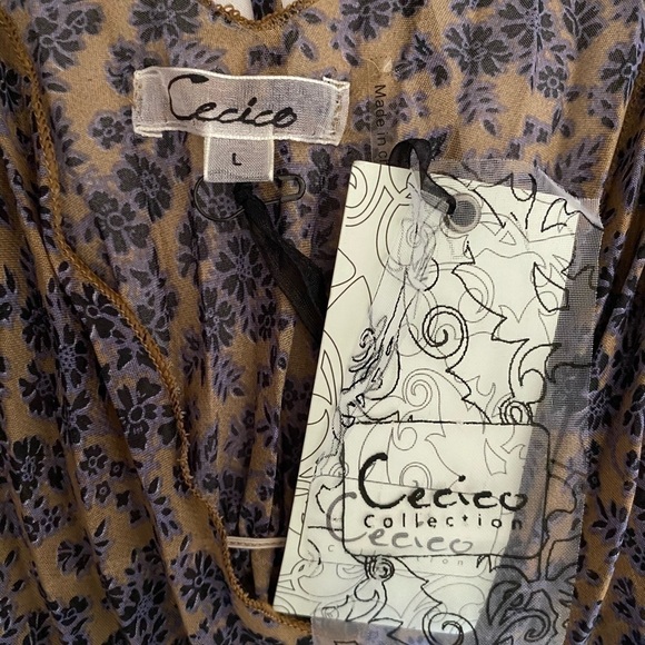 NWT-CECICO COLLECTION-SUMMER TOP - Picture 8 of 9